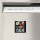 Diversiteit vieren quiltambacht patchwork magneet (Insitu (Vaatwasser))