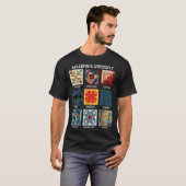 Diversiteit vieren quiltambacht patchwork t-shirt (Voorkant volledig)