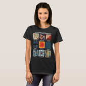 Diversiteit vieren quiltambacht patchwork t-shirt (Voorkant volledig)