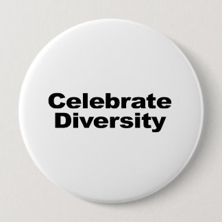Diversiteit vieren ronde button 4,0 cm