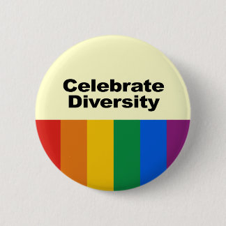 Diversiteit vieren ronde button 5,7 cm