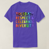 Diversiteit vieren t-shirt (Design voorkant)