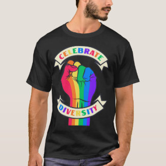 Diversiteit vieren t-shirt