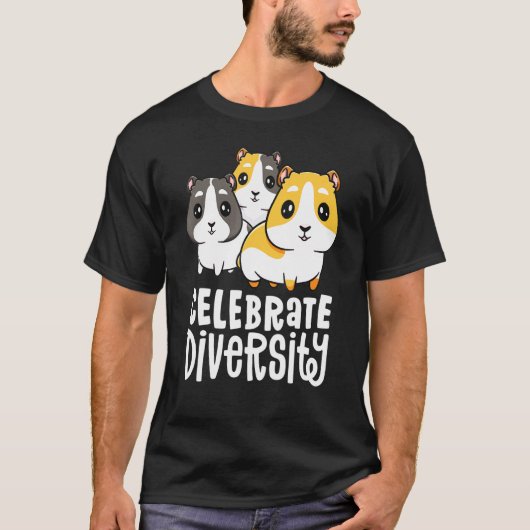 Diversiteit vieren voor vrouwen van cavia's t-shirt (Voorkant)