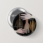 Diversiteit vieren | Wij geloven Ronde Button 5,7 Cm (Voorkant /achterkant)