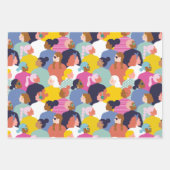 Diversiteit voor vrouwen - Vrouwen met een verschi Inpakpapier Vel (Voorkant)