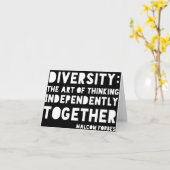 Diversiteitsbriefkaarten Kaart (Gele Bloem)