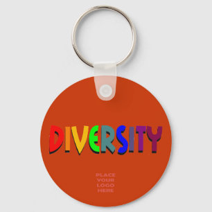 Diversity Custom Maroon Sleutelhanger