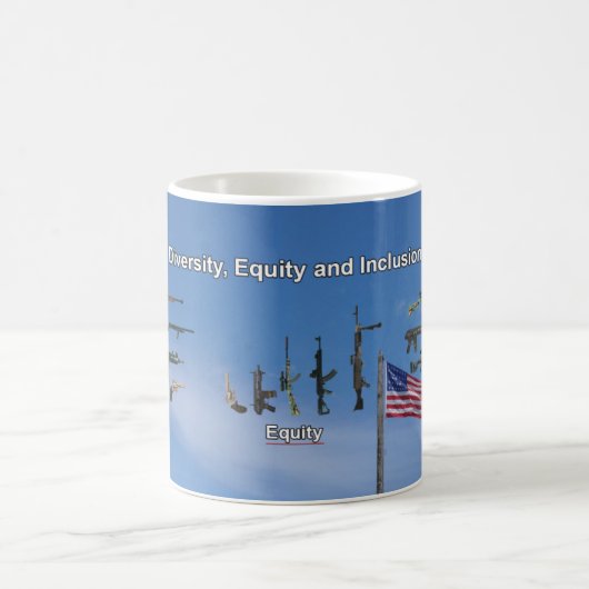 Diversity, Equity and Inclusion Gun Mug Koffiemok (Center)