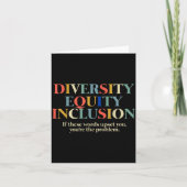 Diversity Equity Inclusion  Kaart (Voorkant)
