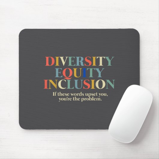 Diversity Equity Inclusion  Muismat (Met muis)