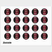 Diversity Equity Inclusion Pack-Sticker Ronde Sticker (Vel)