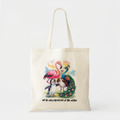 Diversity Inclusiveness Flamingo and Friends  Tote Bag (Voorkant)