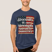 Diversity Is Our Strength Tri-Blend Shirt (Voorkant)