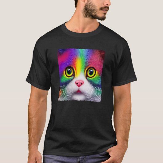 Diversity Love Happiness Peace Creative Cute Rainb T-shirt (Voorkant)