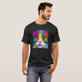 Diversity Love Happiness Peace Creative Cute Rainb T-shirt (Voorkant volledig)