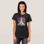 Diversity Love Happiness Peace Creative Cute Rainb T-shirt (Voorkant volledig)
