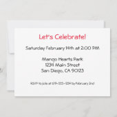 Diversity Love Hearts Hands Colorful Invitation Kaart (Achterkant)