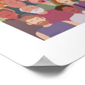 diversity men square poster (Hoek)