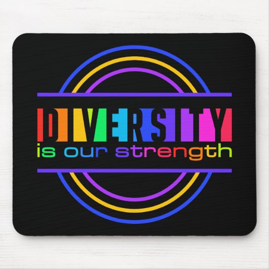 Diversity mousepad muismat (Voorkant)