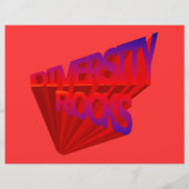 Diversity Rocks Flyer-Sjabloon Flyer (Voorkant)