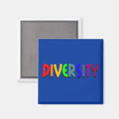 Diversity Square Magnet (Voorkant / Achterkant)