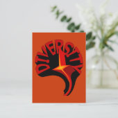 Diversity Swirling Star-Briefkaart Briefkaart (Staand voorkant)