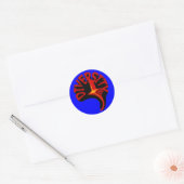 Diversity Swirling Star-Stickers Ronde Sticker (Envelop)