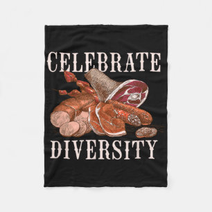 Diversity vieren Bbq Vlees Roken Byrbecue Rook Fleece Deken
