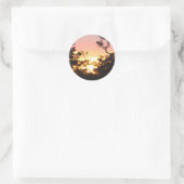 Diversos personalizados com paisagem ronde sticker (Tas)