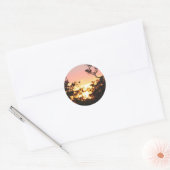 Diversos personalizados com paisagem ronde sticker (Envelop)