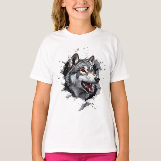 Divertido perro t-shirt (Voorkant)