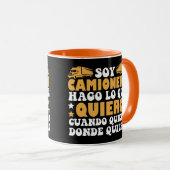 Divertido Soy Camionero Hago Lo Que Quiero Mok (Voorkant rechts)