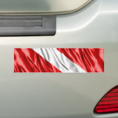 Divervlag Bumpersticker (Op auto)