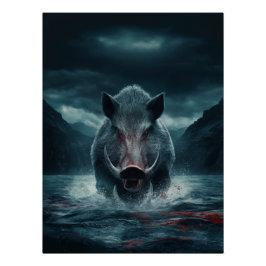 Dives boar 3 perfect poster
