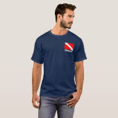 DIVETheBahamas T-shirt (Voorkant volledig)