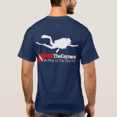 DIVETheCaymans T-shirt (Achterkant)