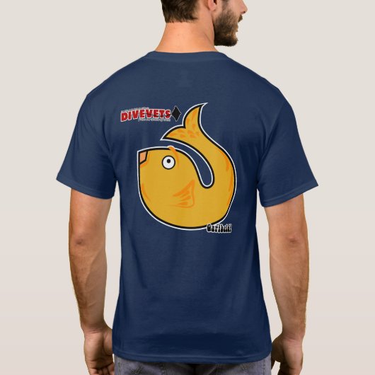 DiveVets "Garibaldi" T-Shirt (Achterkant)