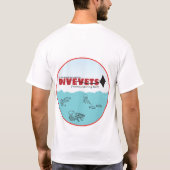 DiveVets "Ocean" T-Shirt (Achterkant)