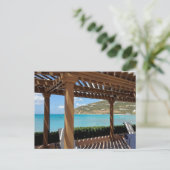 Divi Little Bay SXM poolside pergola Briefkaart (Staand voorkant)