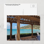 Divi Little Bay SXM poolside pergola Briefkaart (Voorkant / Achterkant)