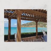 Divi Little Bay SXM poolside pergola Briefkaart (Voorkant)