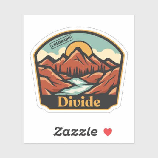 Divide, Colorado Sticker (Vel)