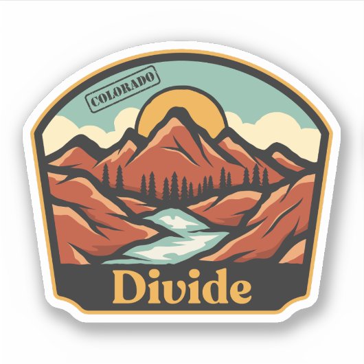Divide, Colorado Sticker (Voorkant)