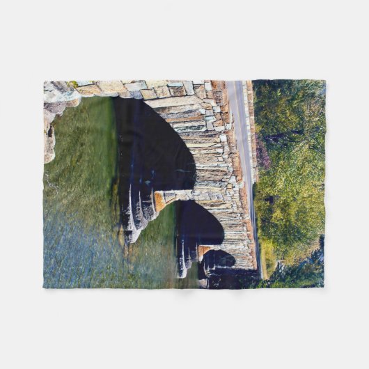 Divide Creek Bridge Fleece Deken (Voorkant (Horizontaal))
