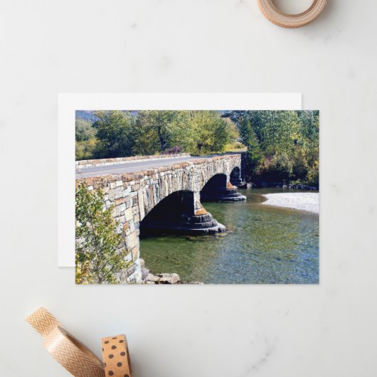 Divide Creek Bridge Notitiekaartje (Voorkant / Achterkant in situ)