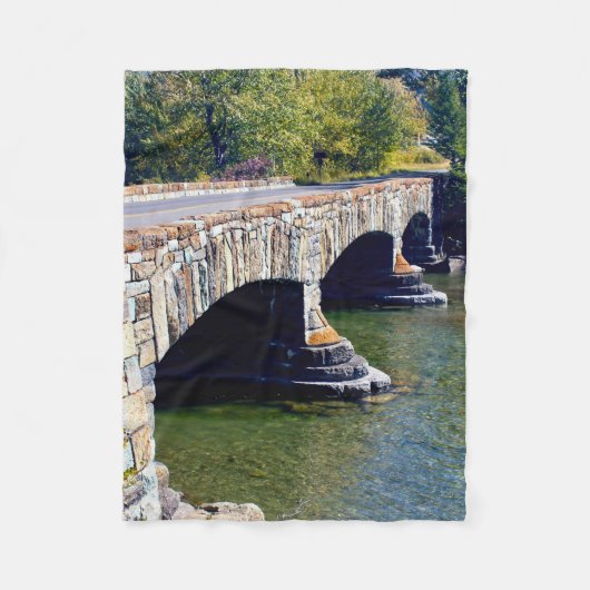 Divide Creek-brug Fleece Deken (Voorkant)