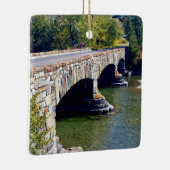 Divide Creek-brug Keramisch Ornament (Rechts)