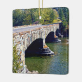 Divide Creek-brug Keramisch Ornament (Links)