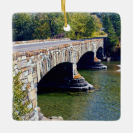 Divide Creek-brug Keramisch Ornament